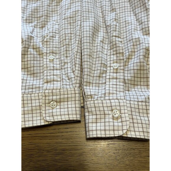 Ralph Lauren Large Button Down Shirt Men Checkered Long Sleeve Classic Fit City - Picture 12 of 13